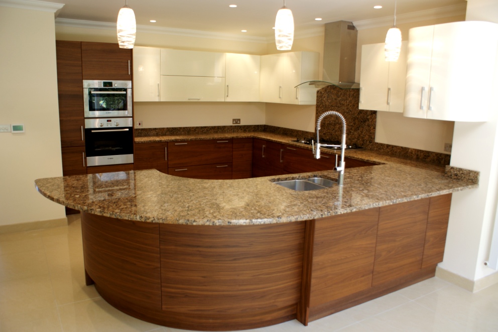 Round granite breakfast bar