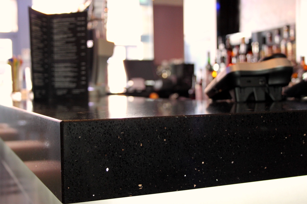 Compac Composite Azabache Surface- Chilli Bar - St. Albans