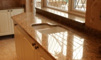 Straight shape granite kitchen worktops